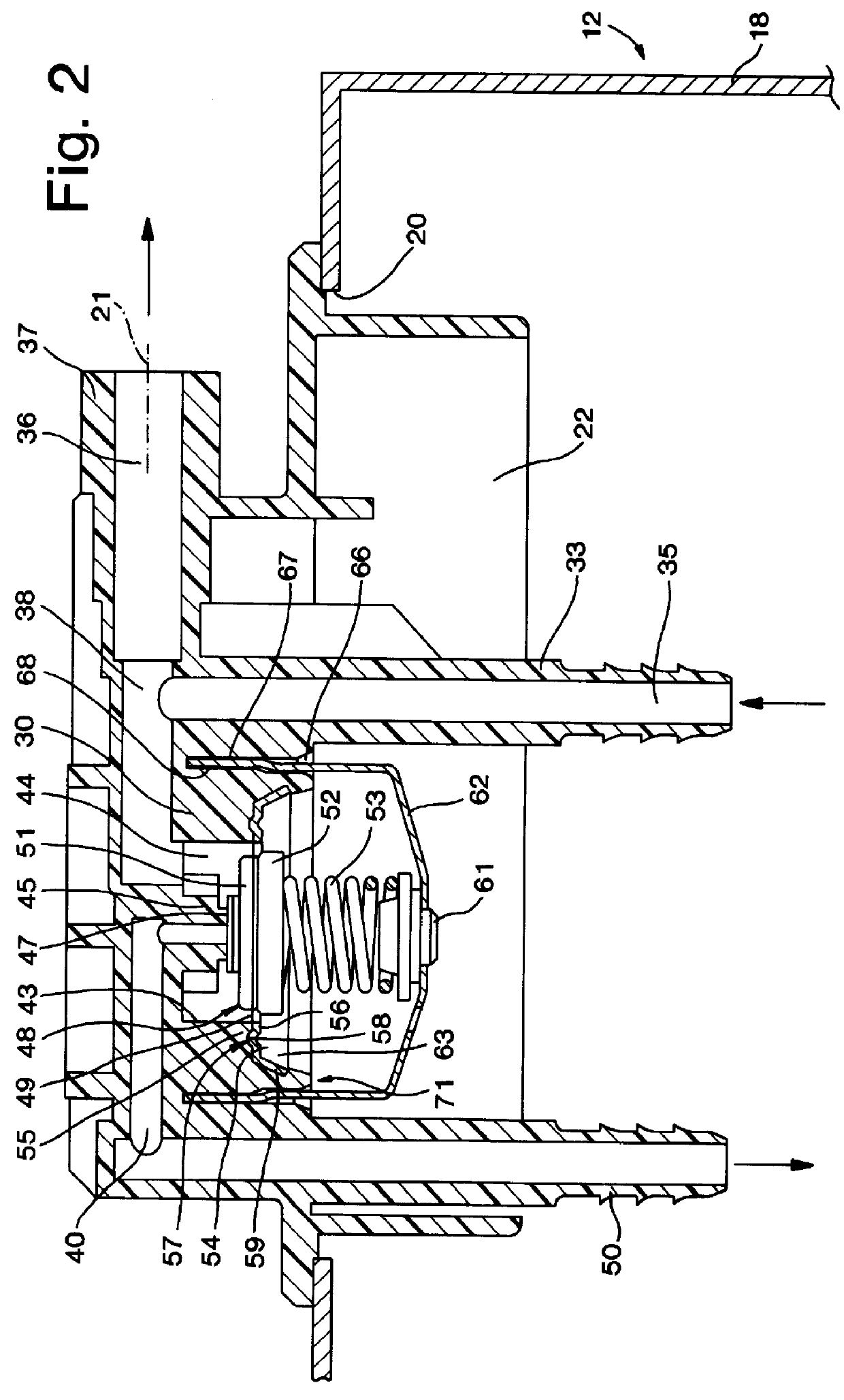 Device for a fuel supply system for an internal combustion engine