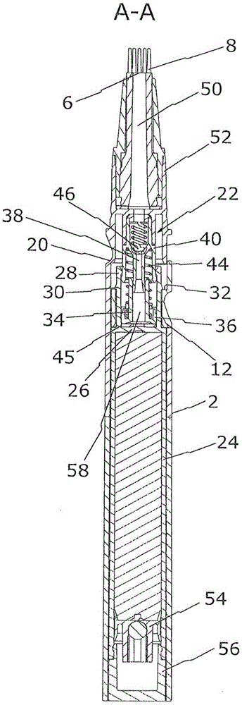 Metering dispenser for discharging an in particular pasty or viscous material, such as cosmetic cream, adhesive, and the like