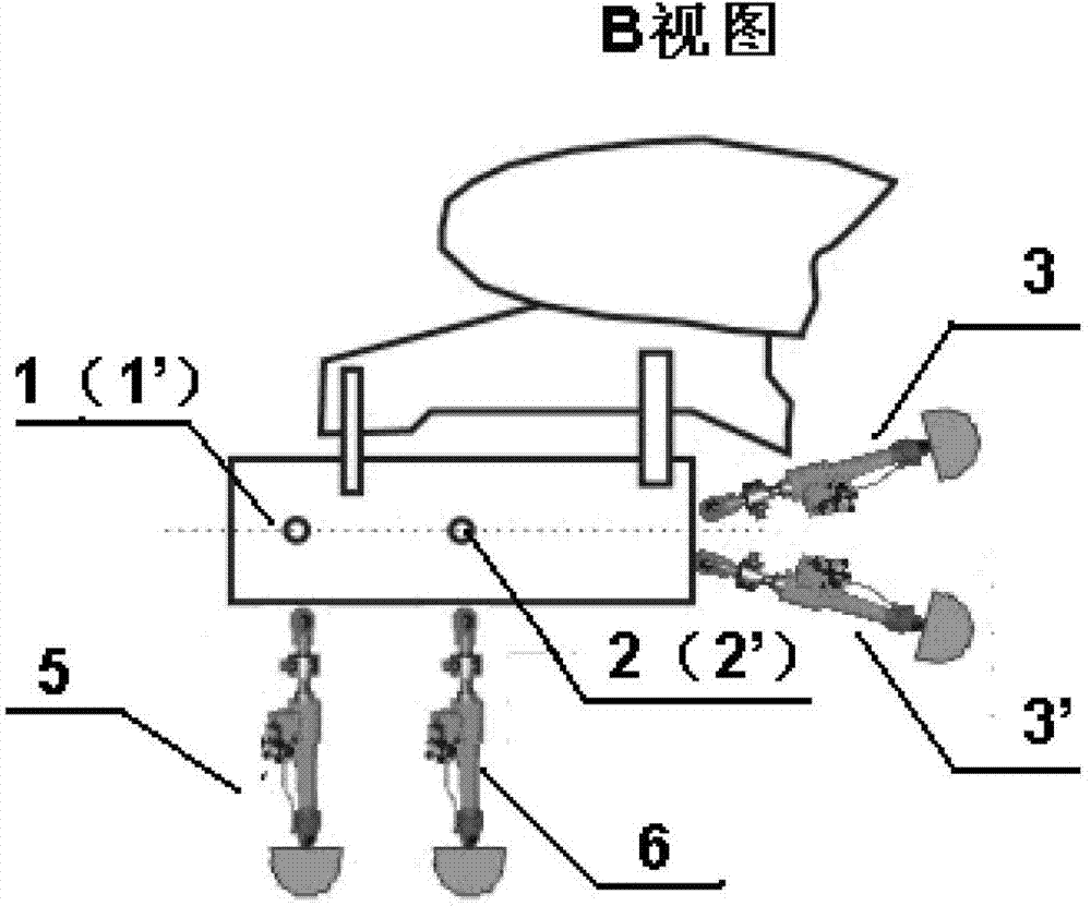 A loading device for structural strength test of aircraft wing crane engine