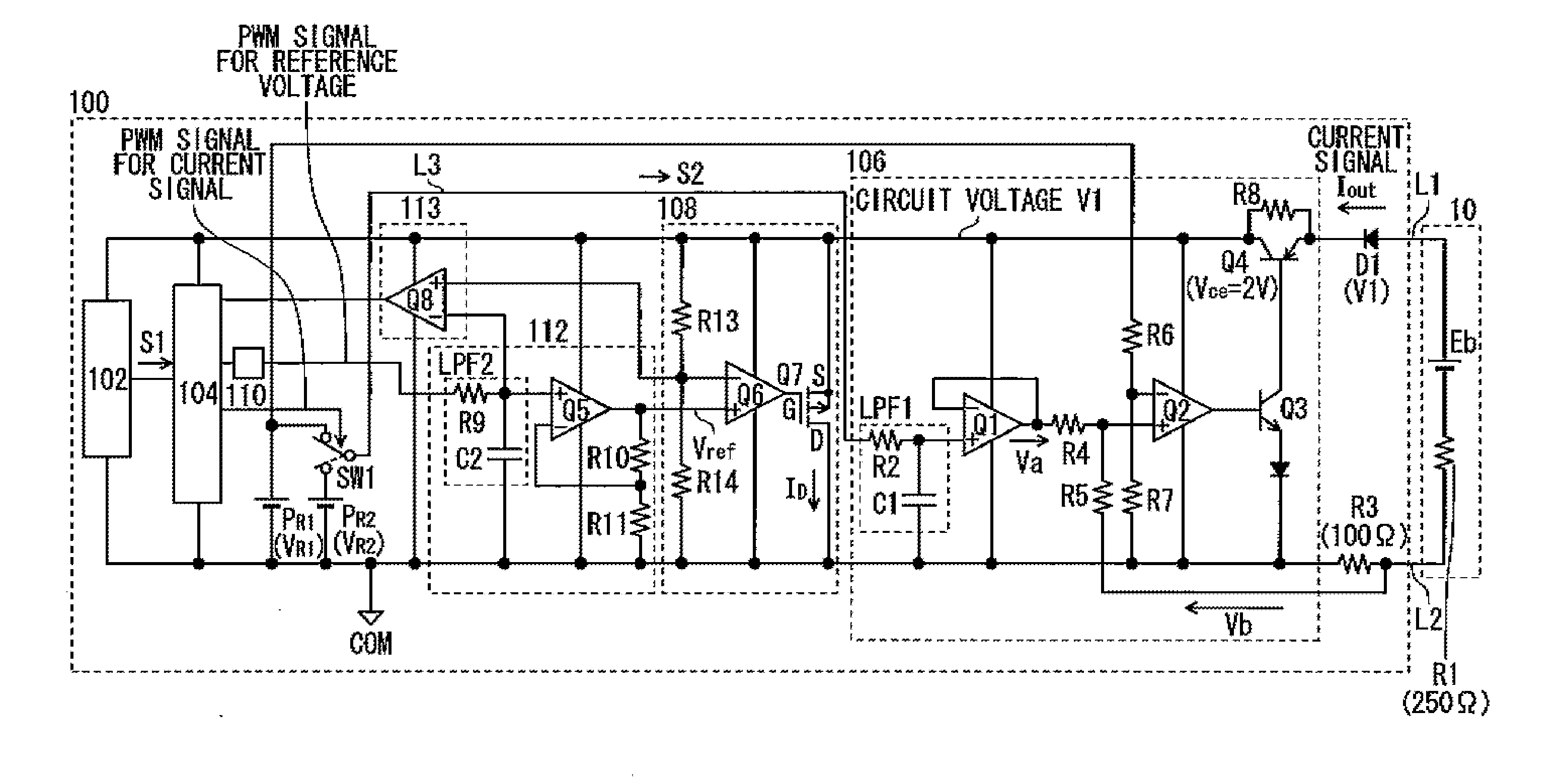 Two-wire transmitter