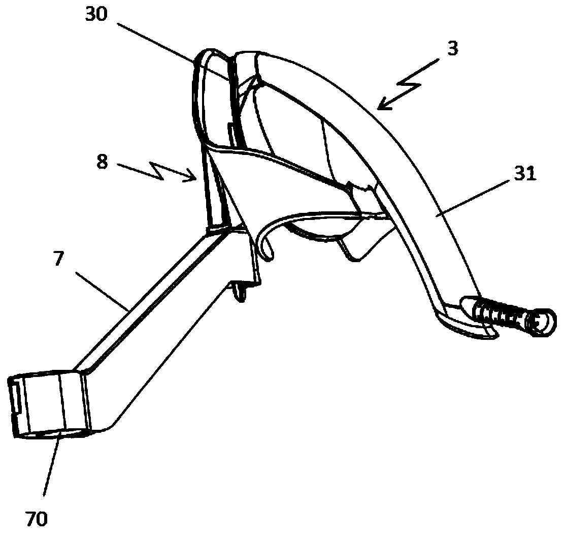 Device for treating laundry with steam