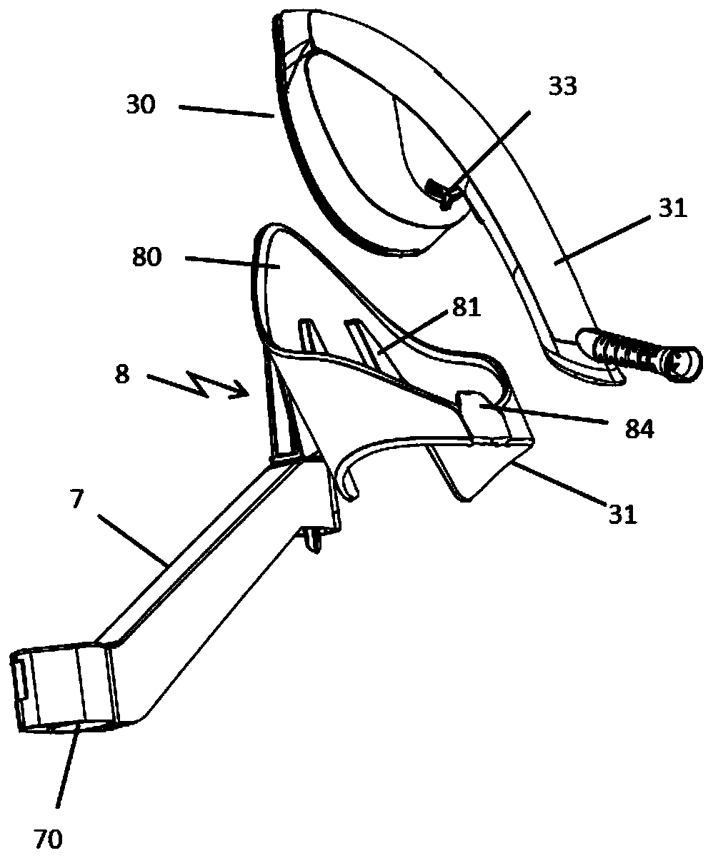 Device for treating laundry with steam