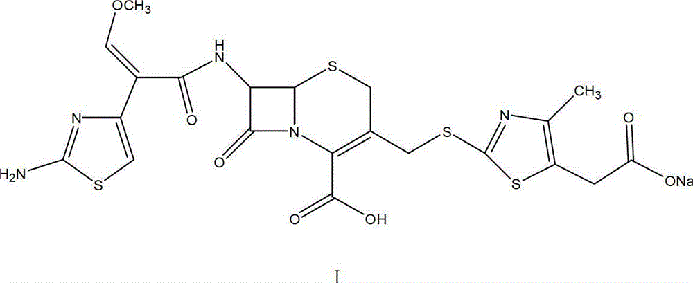 Method for preparing cefodizime sodium