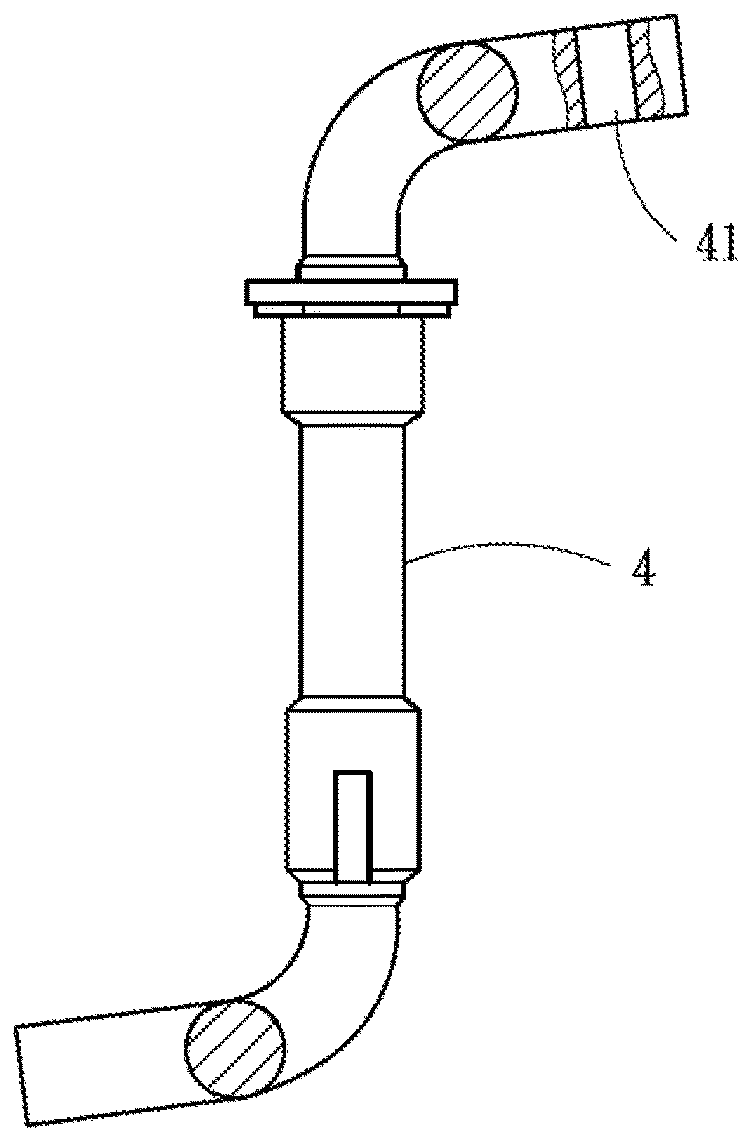 Collapsible connected crank having internal pressure springs