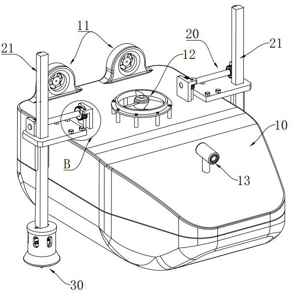 An underwater sediment automatic sampling device