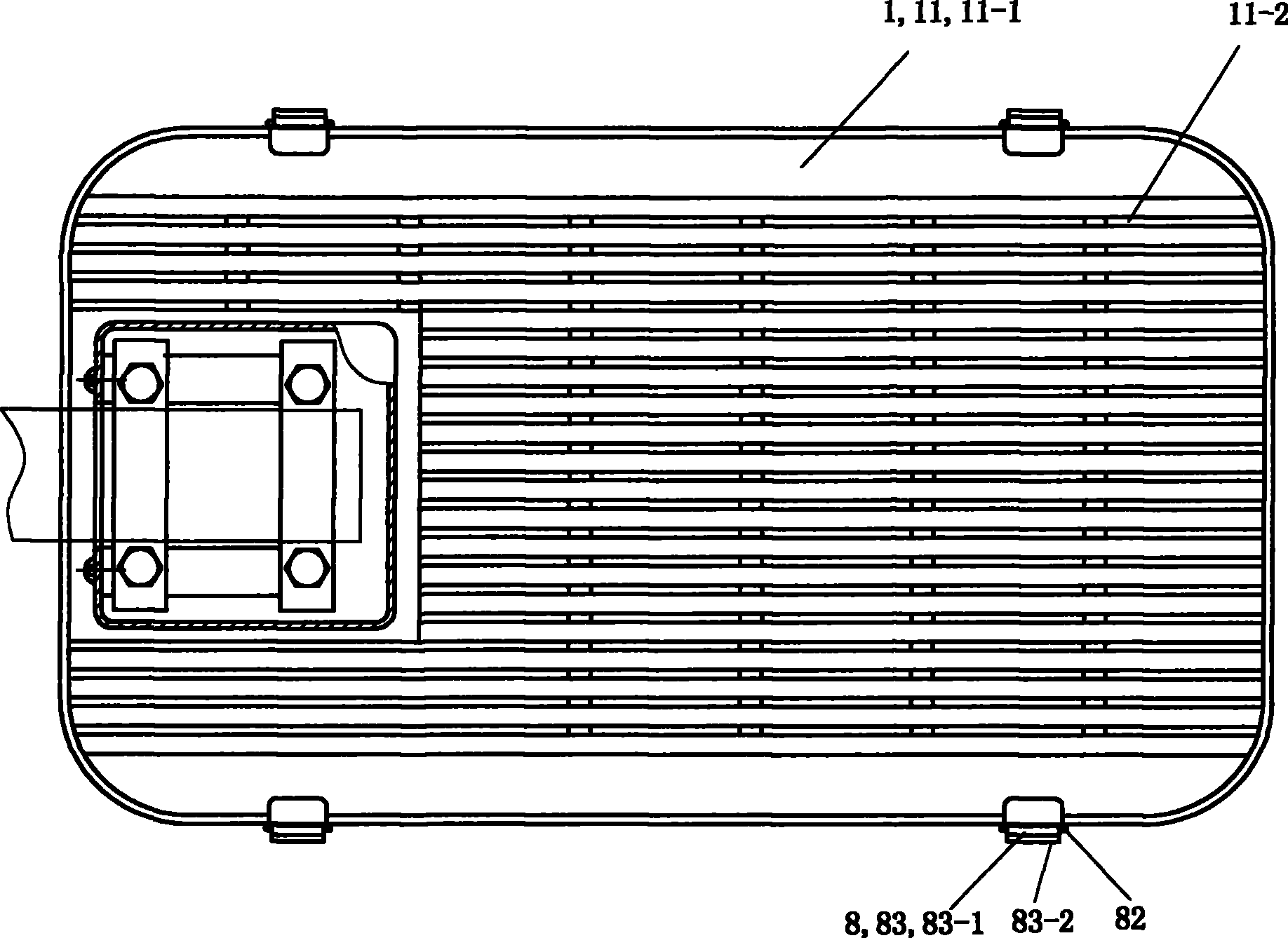 High-power LED road lamp