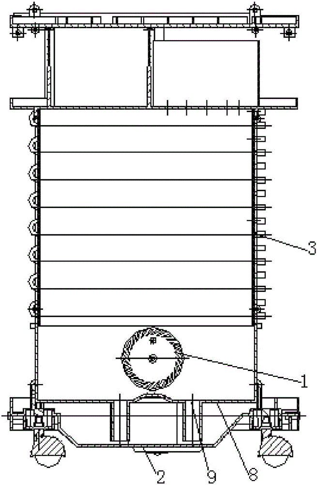 Water pumping structure and air conditioner with water pumping structure