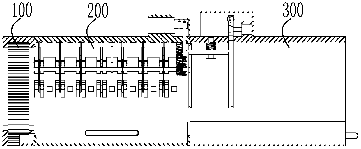 Sugarcane cutting and peeling machine