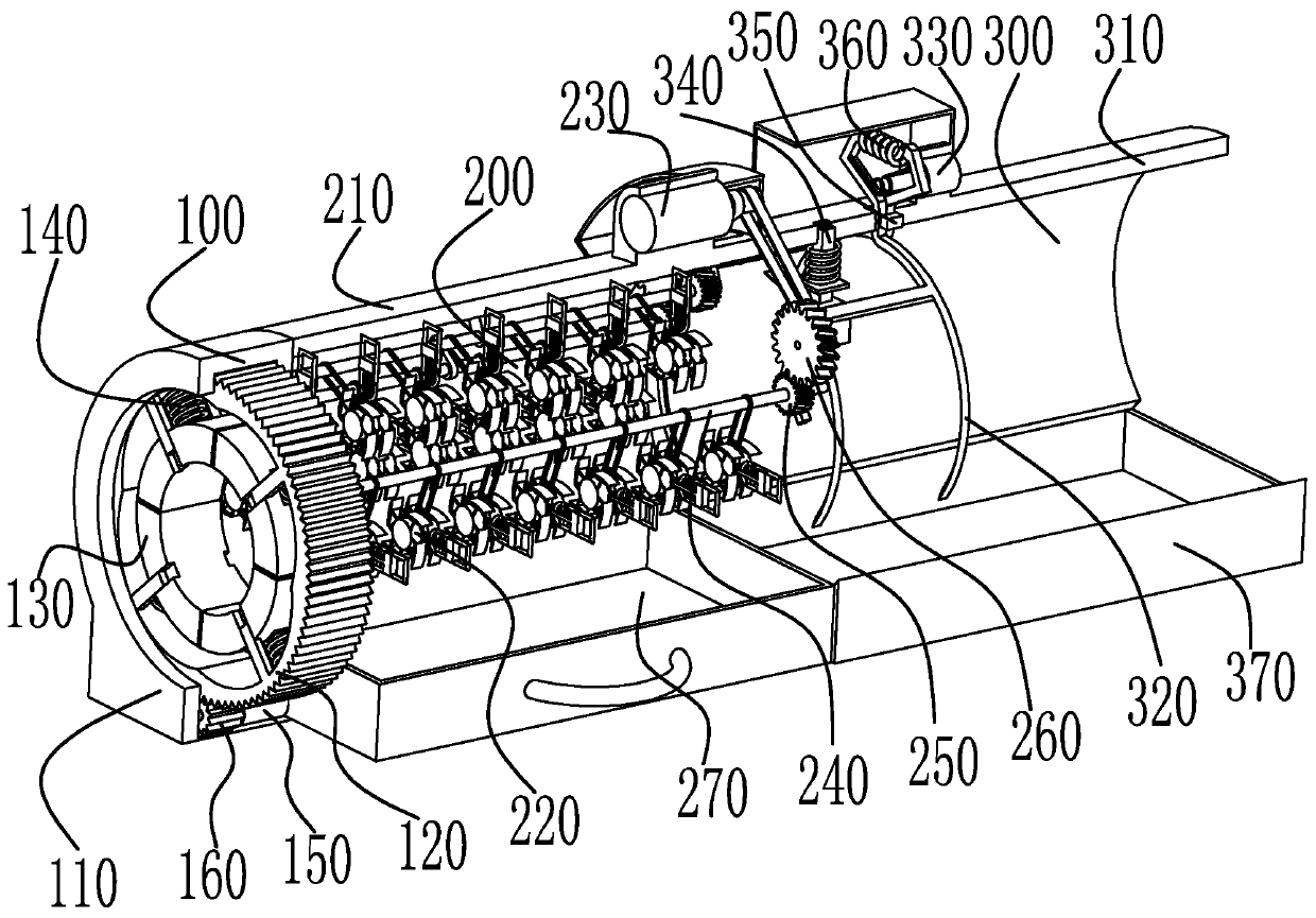 Sugarcane cutting and peeling machine