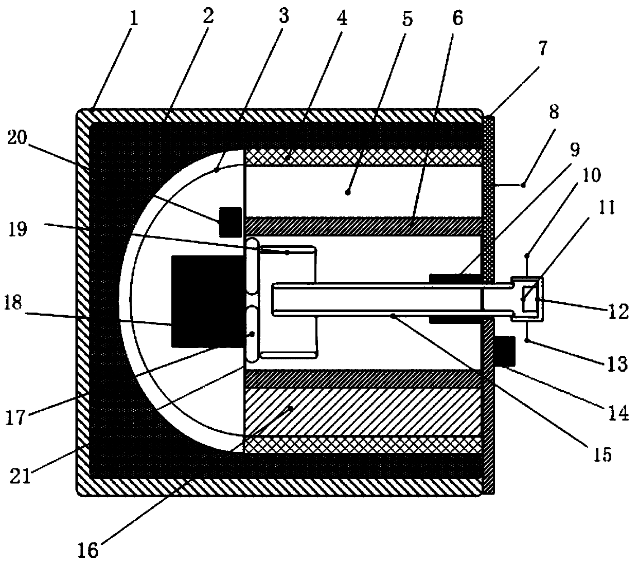 An integrated small-scale deuterium-deuterium neutron generator