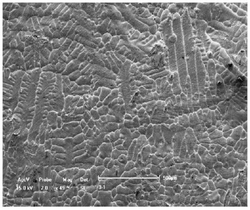 A preparation method of lead-based anode material with low stress gradient and long service life