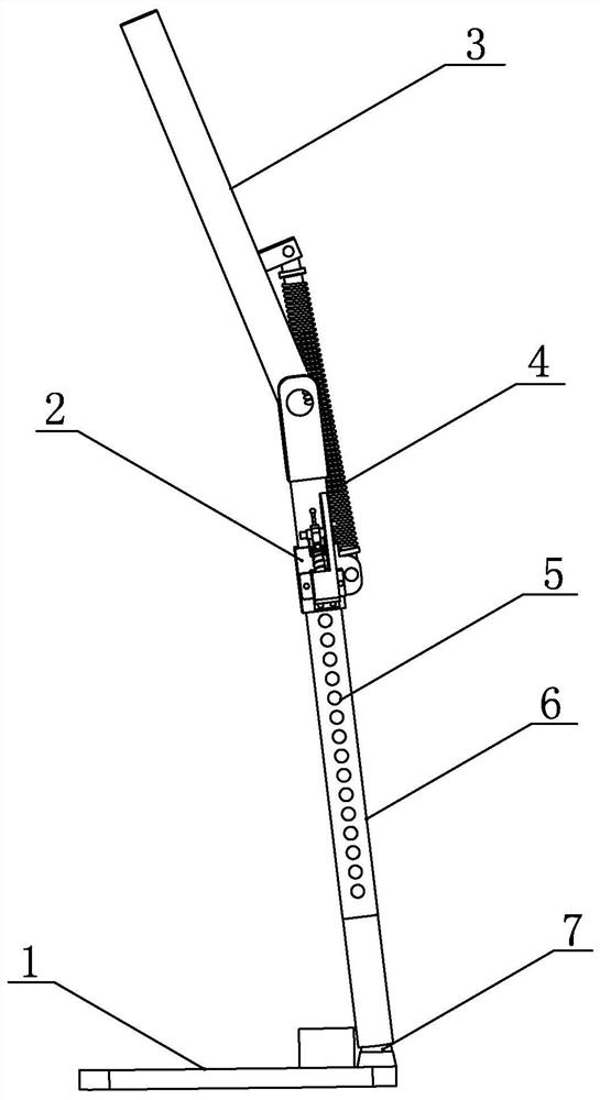 Exoskeleton lower limb assistance mechanical device for old people