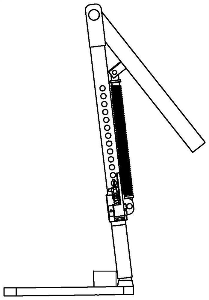 Exoskeleton lower limb assistance mechanical device for old people