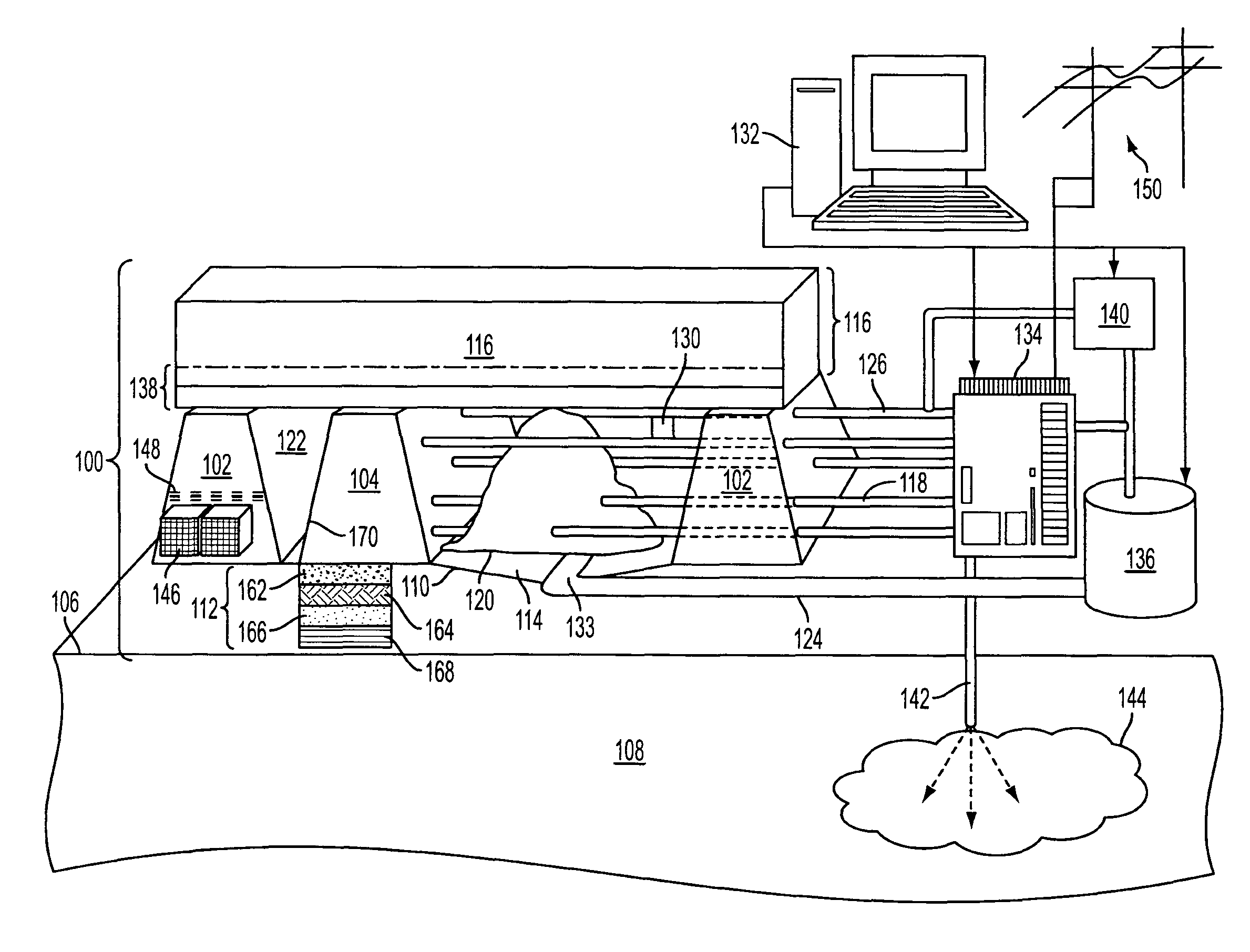 Methods of recovering hydrocarbons from hydrocarbonaceous material using a constructed infrastructure and associated systems
