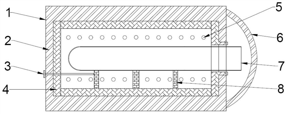 Constant-temperature cracking furnace