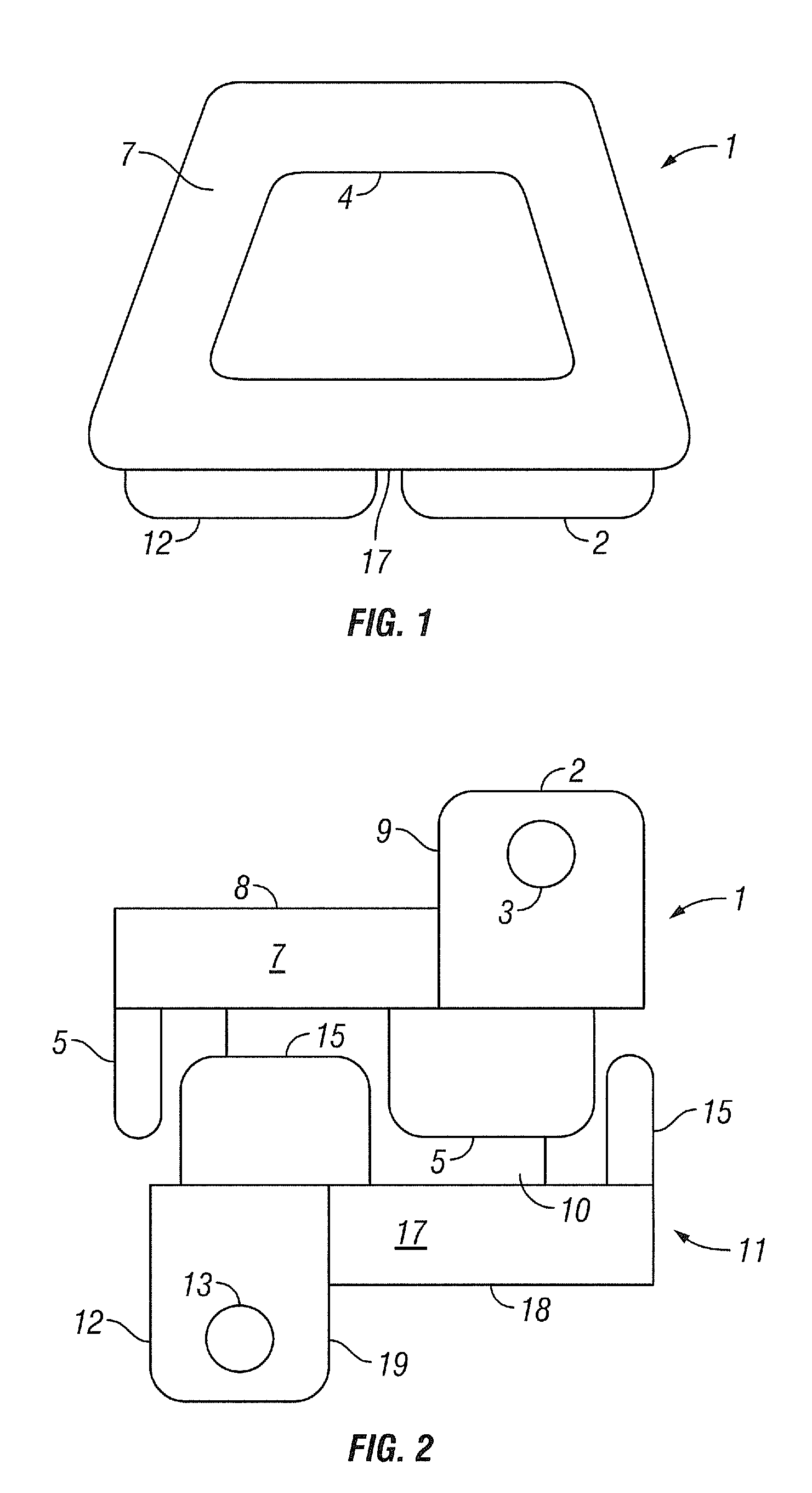 Device for stabilizing a vertebral joint and method for anterior insertion thereof
