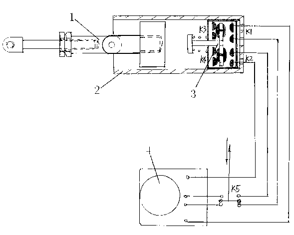 Mechanical and electrical integrated interlocking control device