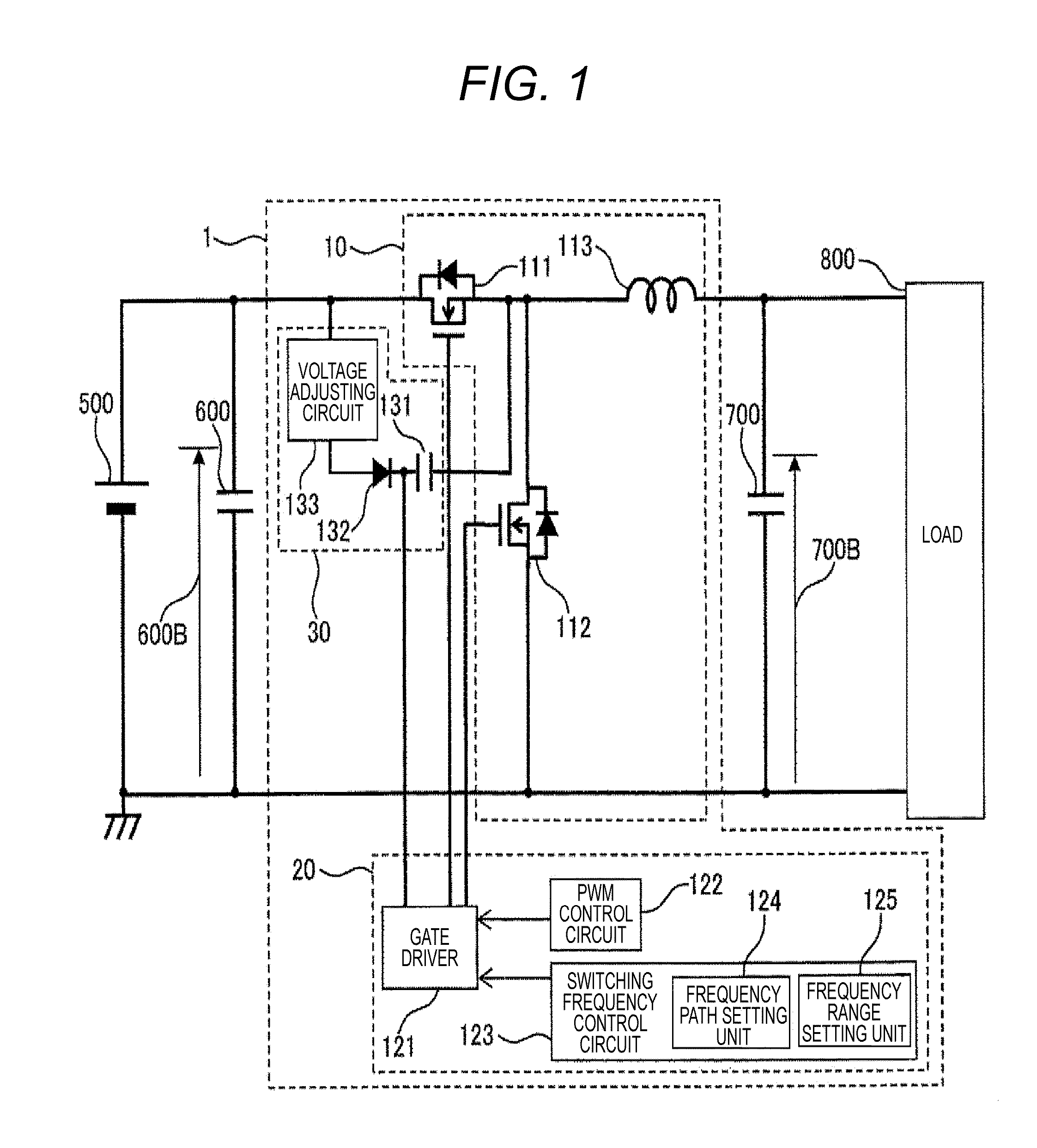 In-vehicle step-down switching power supply, in-vehicle electronic control device, and idle stop system