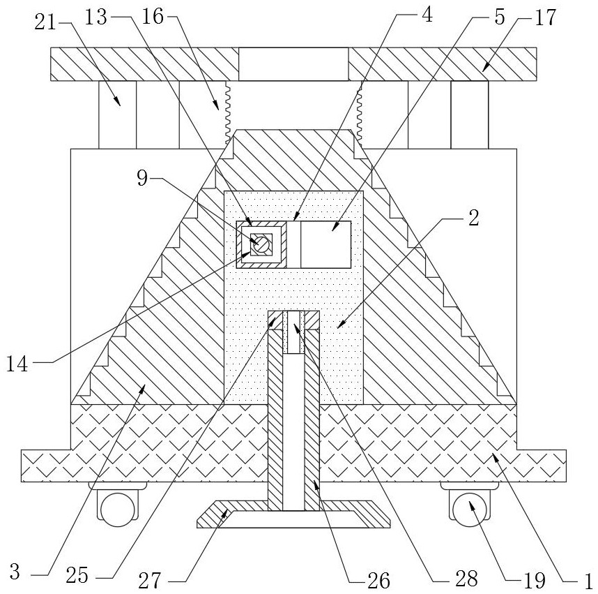 Integral lifting type automatic building construction platform