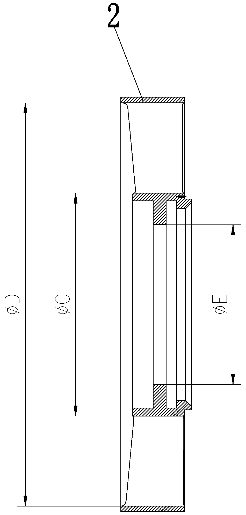 Measuring tool for rectifier channel and method for measuring rectifier channel