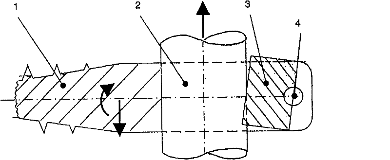 Dynamic clamping device for spinal implant