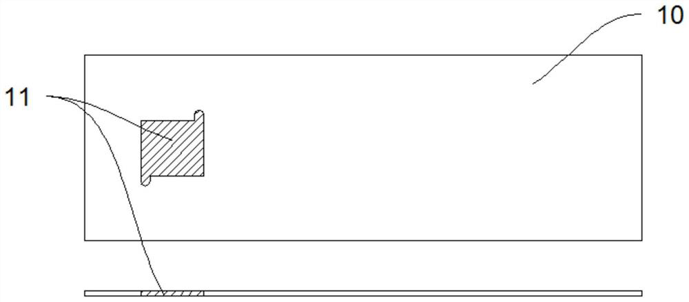 Integrated circuit board structure of electrochemical detection electrode and manufacturing method of integrated circuit board structure