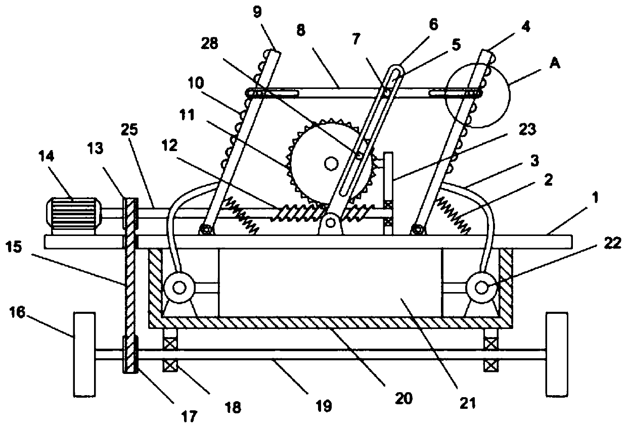 A road sprinkler and dust suppression vehicle for construction sites