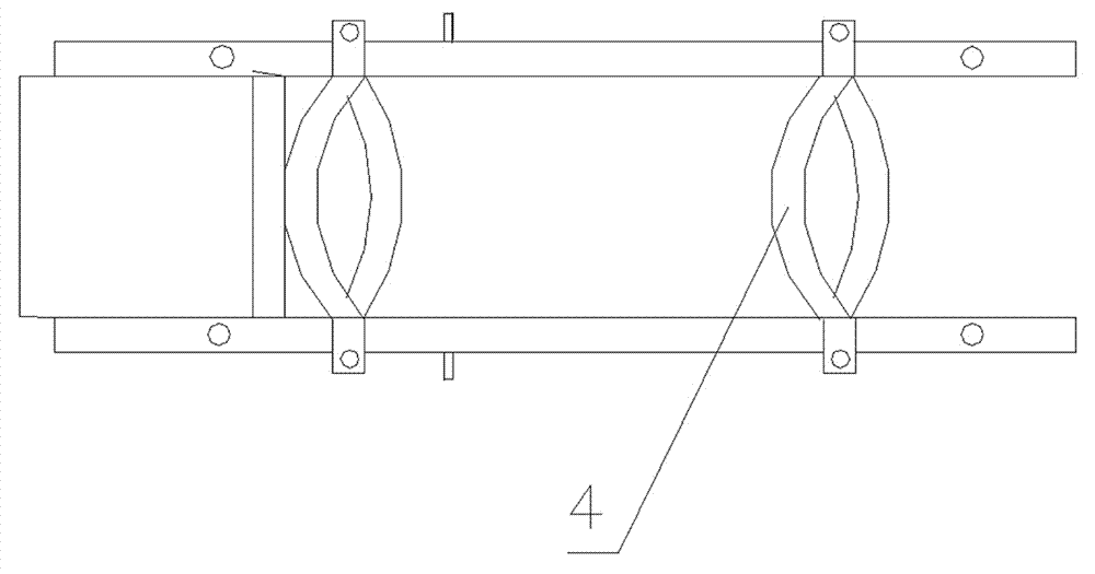 Conveying rack of sulfur hexafluoride gas bottle