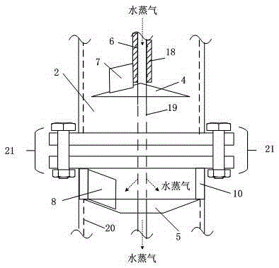 Continuous material pyrolysis gasification device