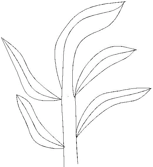 Device and method for detecting leaf lignin content of field maize plants