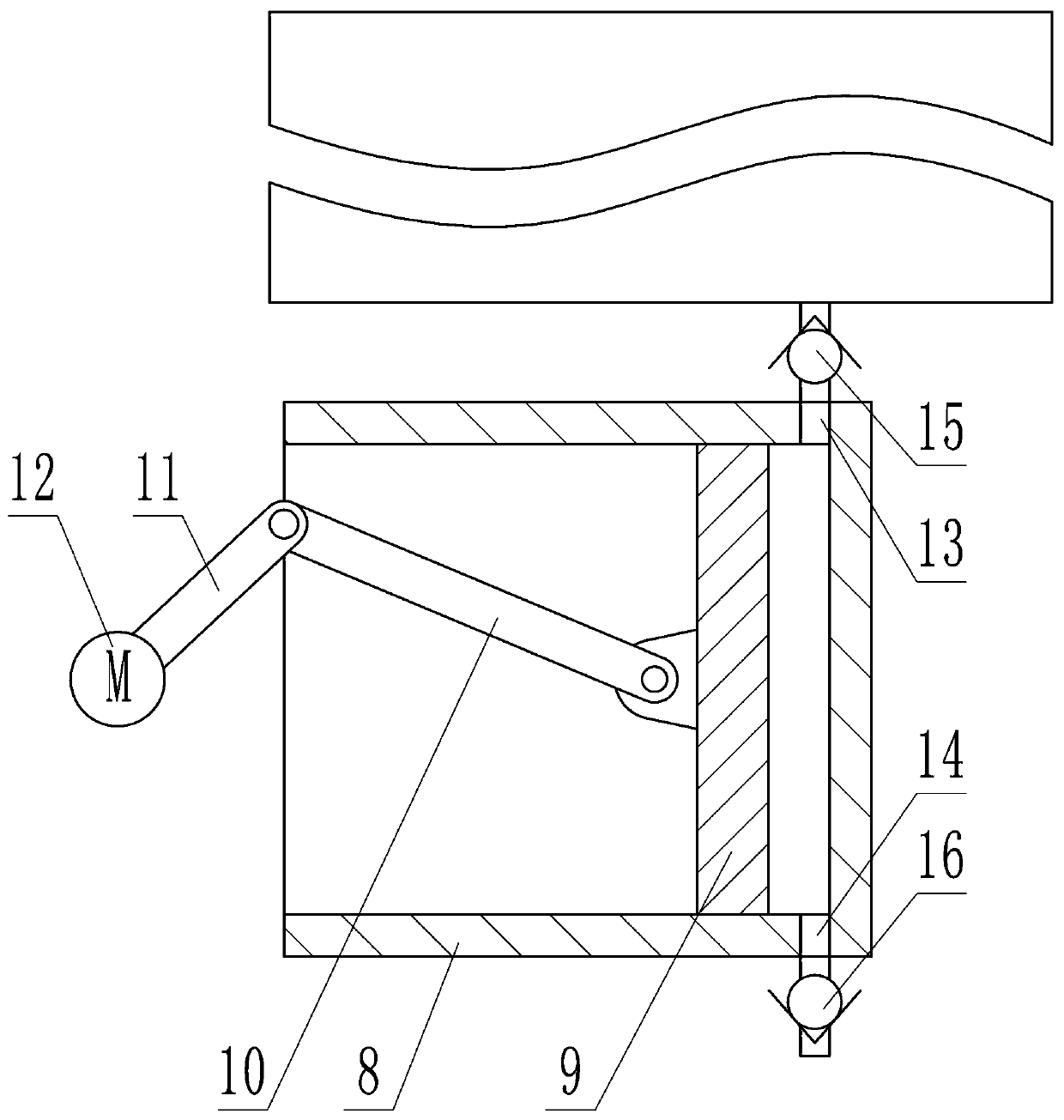 A non-stop automatic oiling device for the top roller of a draw frame