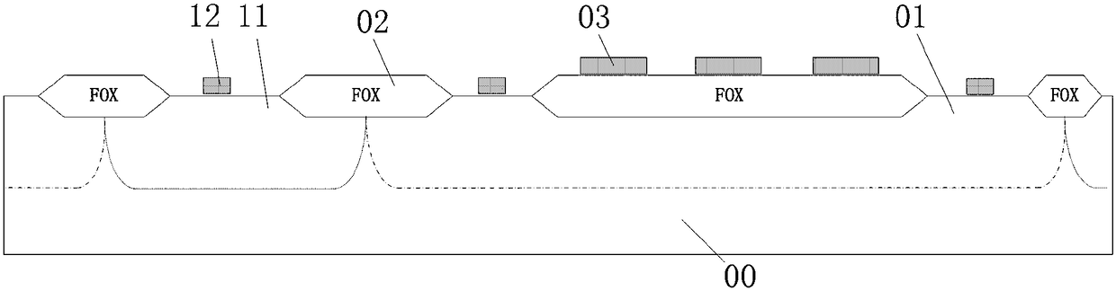 Radiation-resistant pip type ono antifuse structure and cmos process integration method