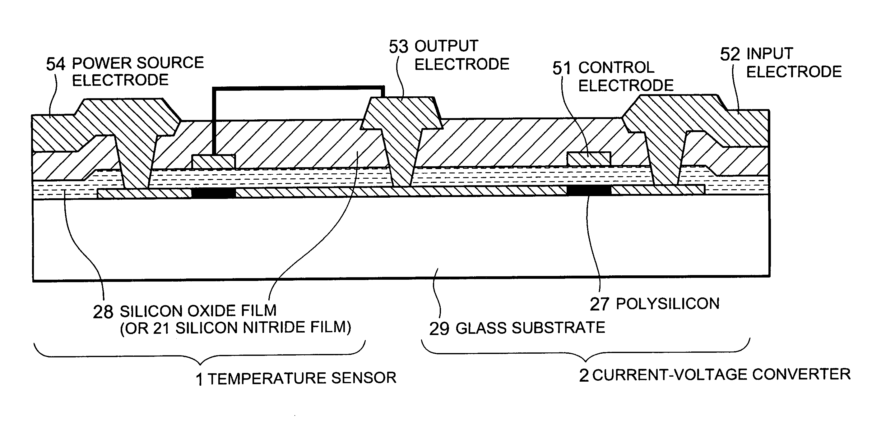 Thin-film semiconductor device, circuitry thereof, and apparatus using them