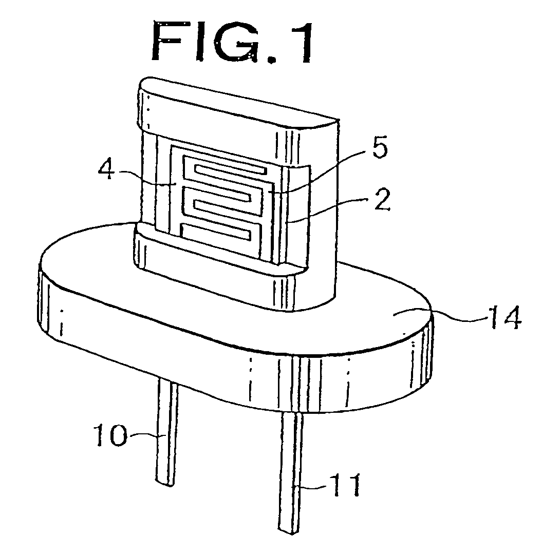 Method for producing synthetic resin mold package, alcohol concentration sensor and apparatus for measuring alcohol concentration