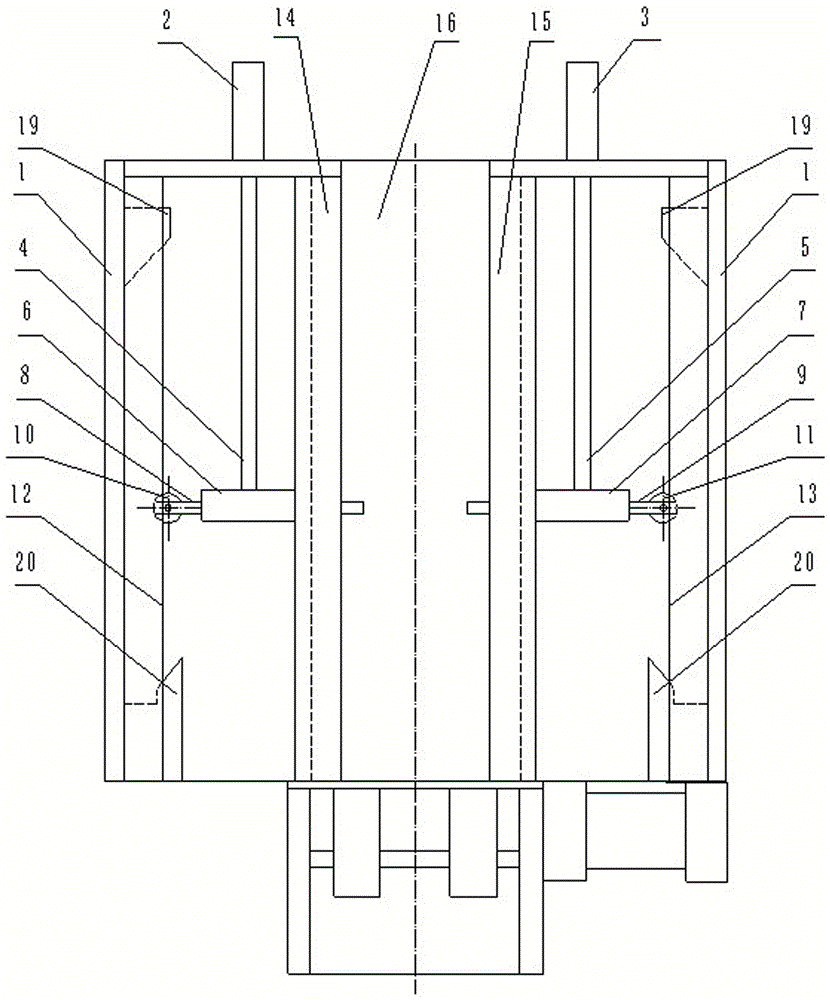 A carton buckle feeding device for a carton handle threading machine