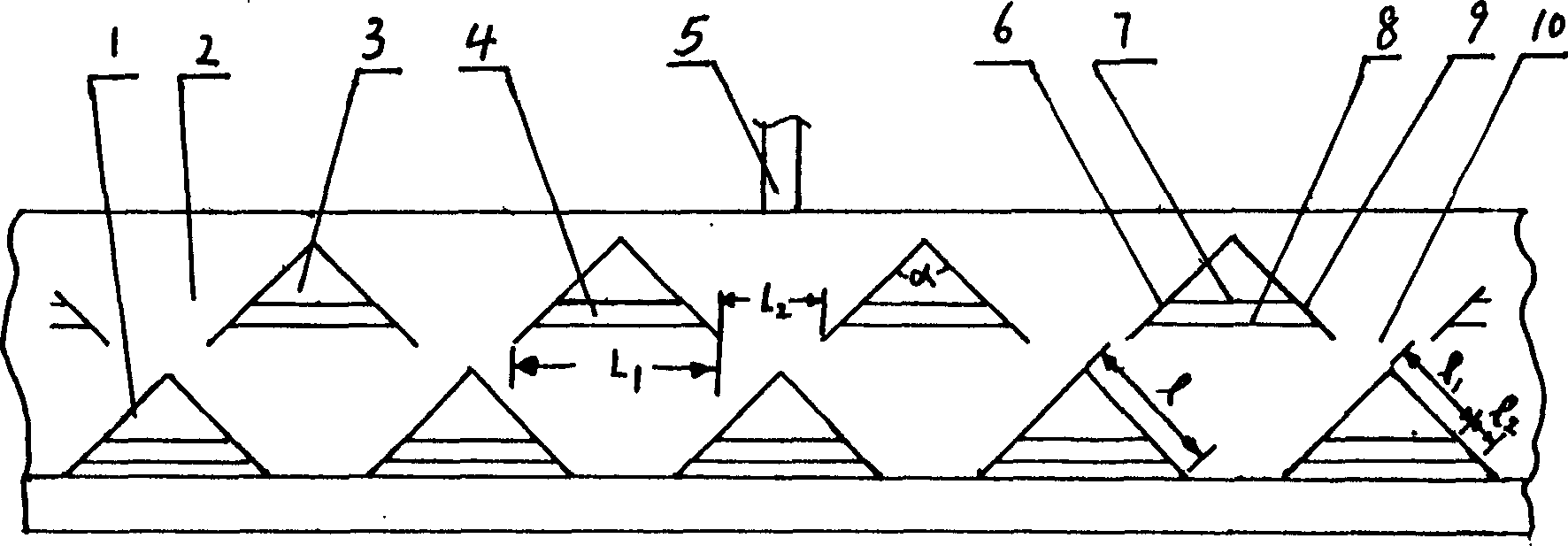 Three-phase front end processor for internal recycle anaerobic reactor