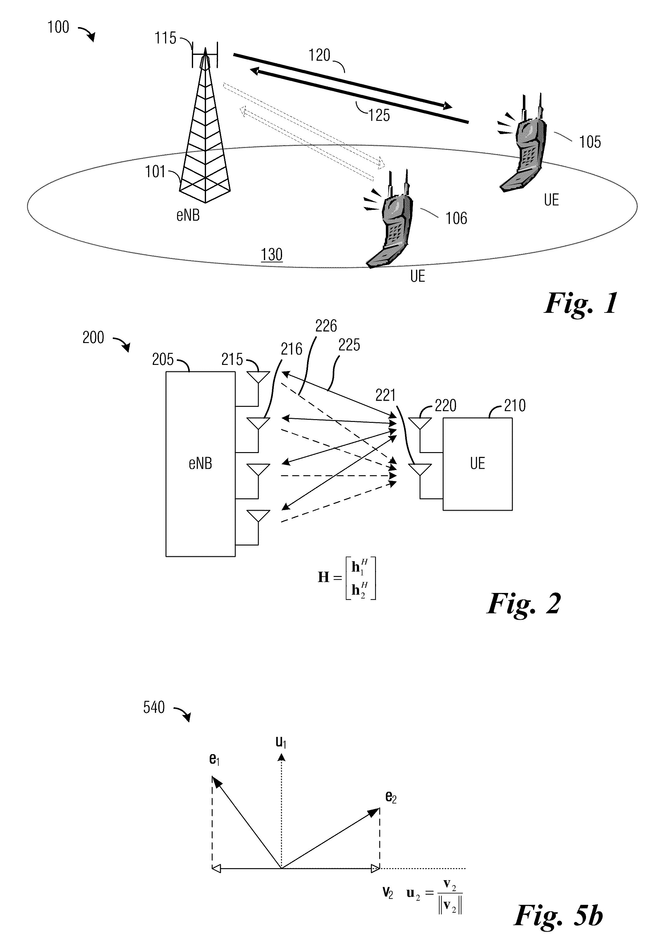 System and method for wireless communications using spatial multiplexing with incomplete channel information