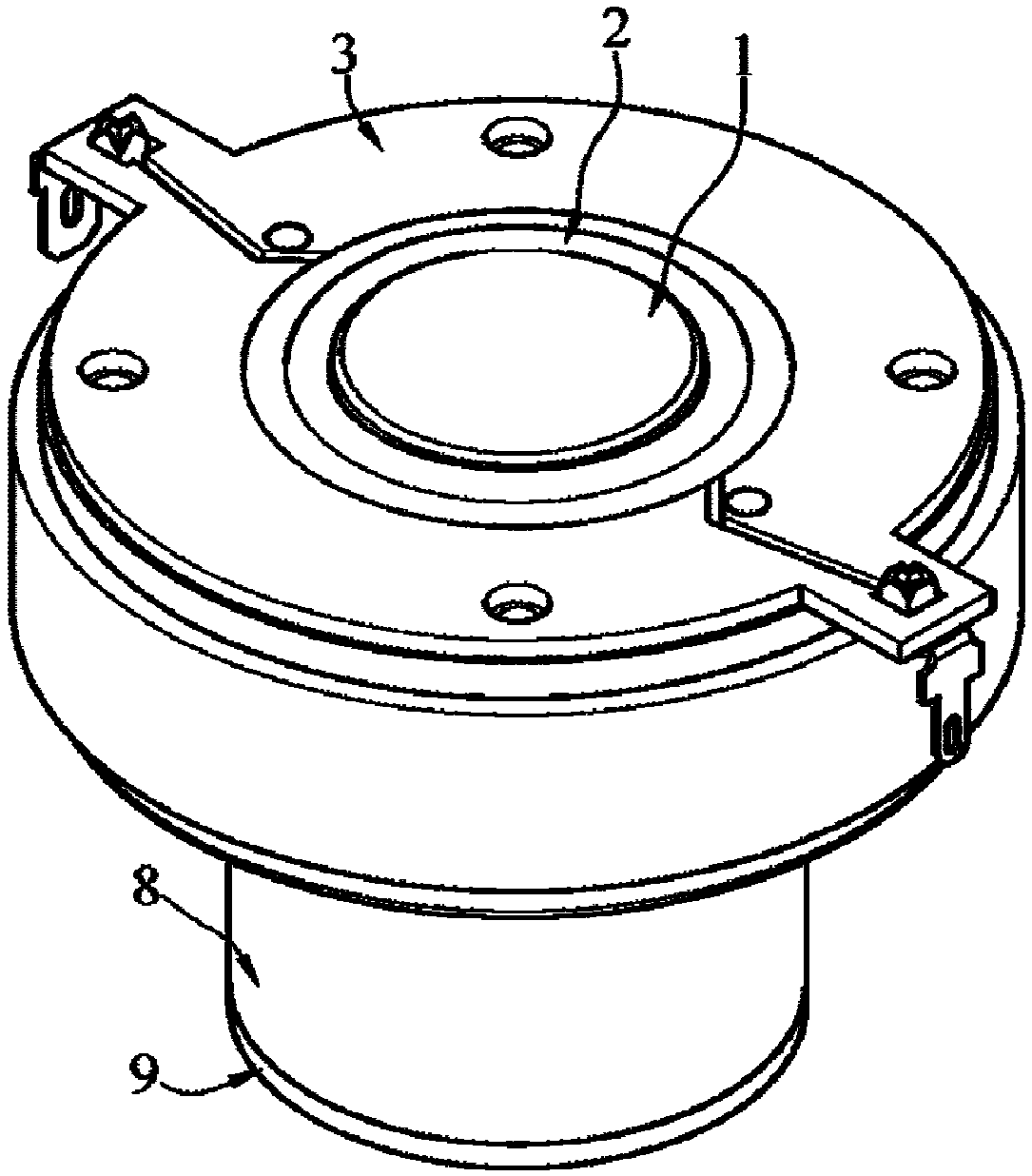 Hard ball top-type tweeter