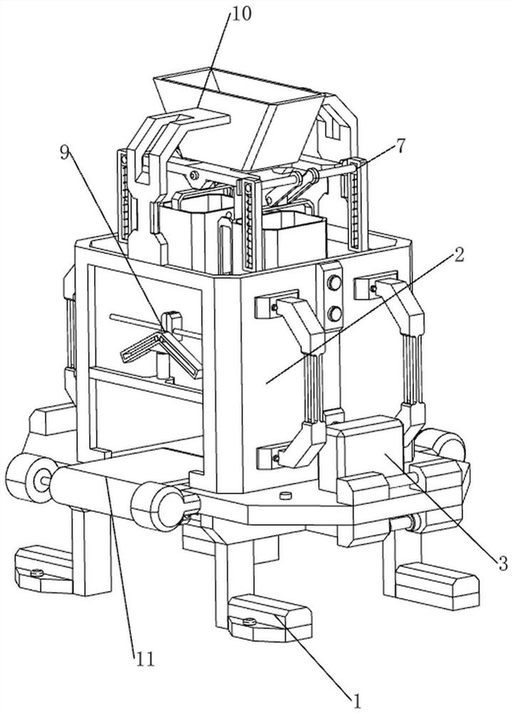 Quantitative injection device for drying agent processing