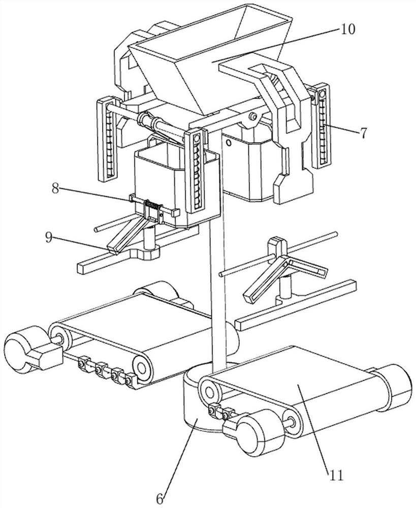 Quantitative injection device for drying agent processing