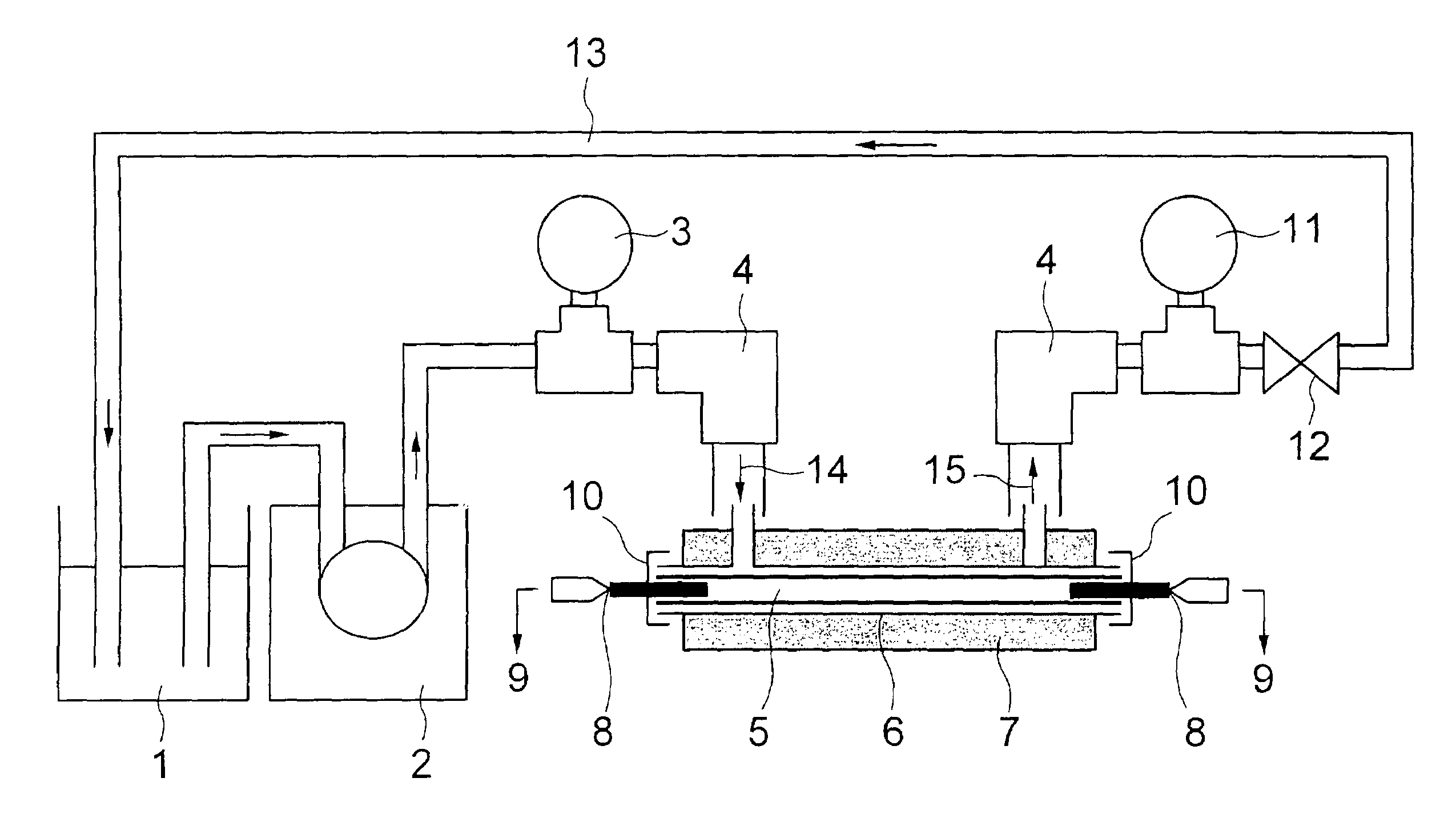 Method for purifying suspended water by membrane filtration