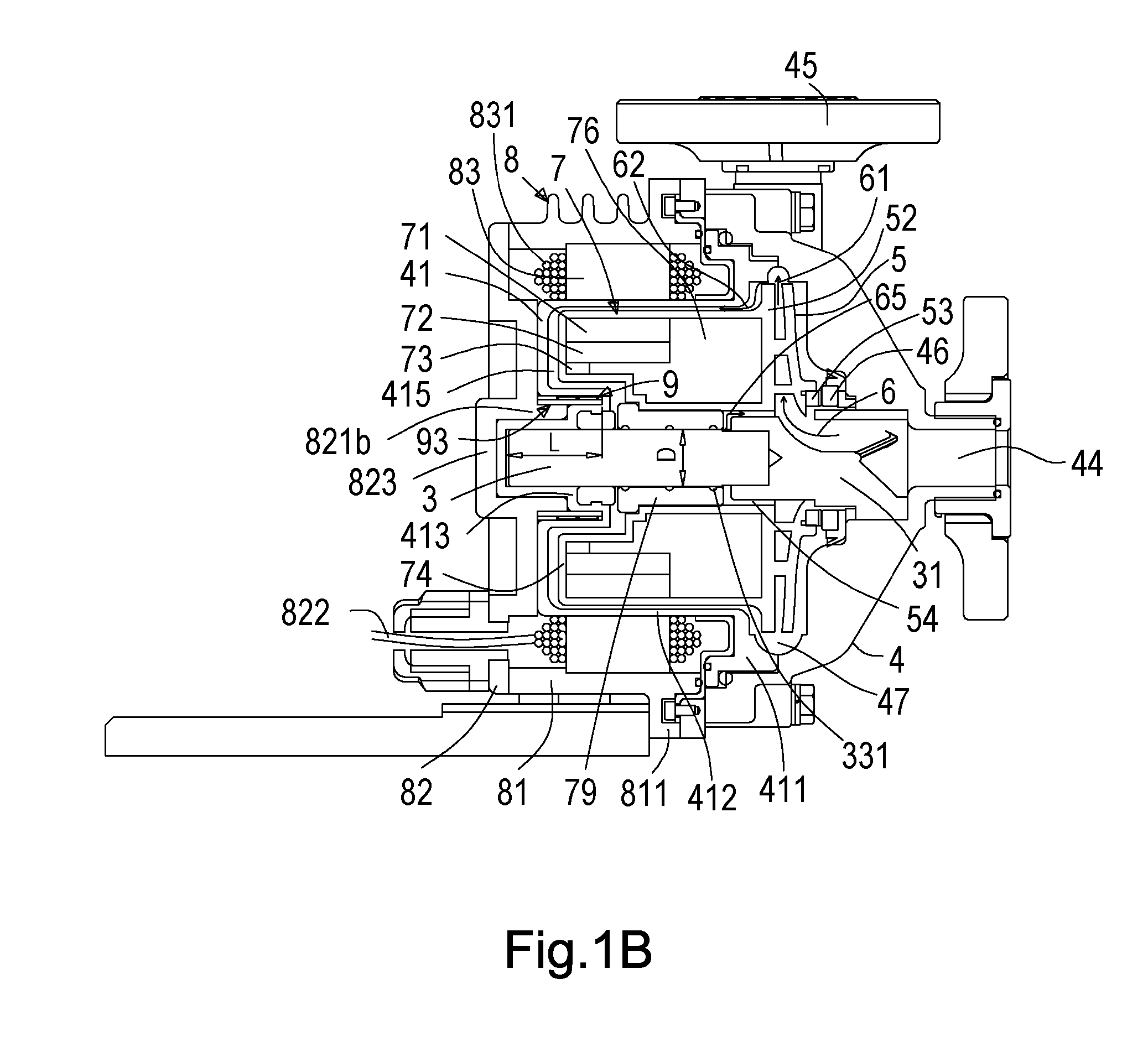 Permanent magnet motor pump