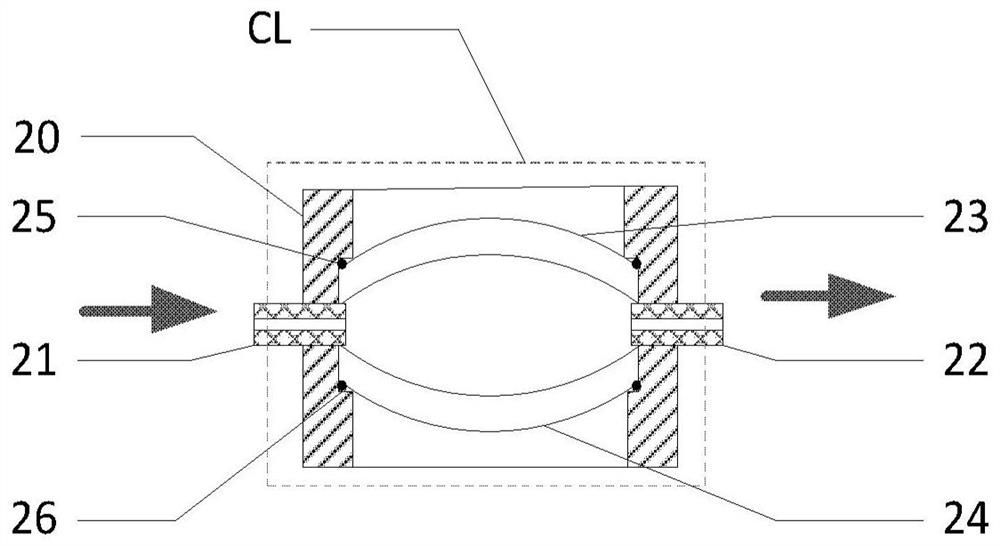 Wavefront-adjustable laser spectral line width narrowing device