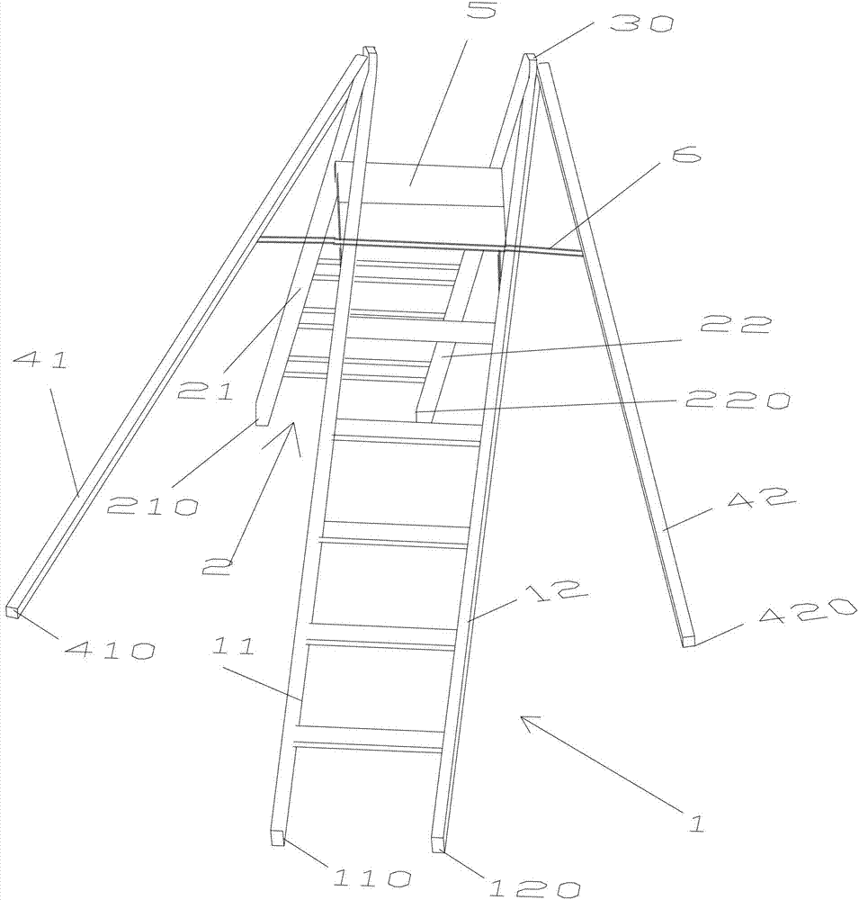 Foldable ladder