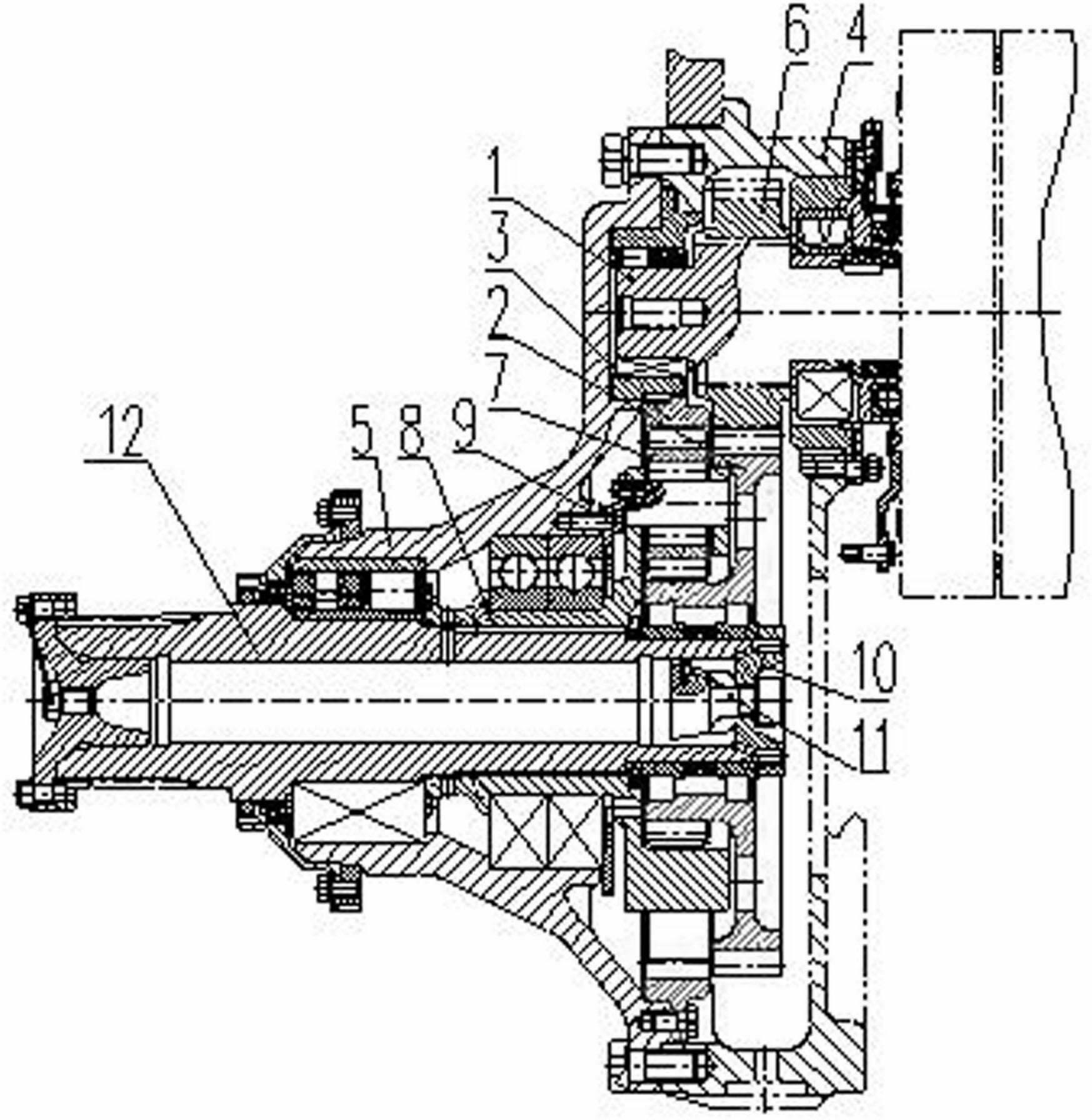 Speed reducer for heavy-duty vehicle