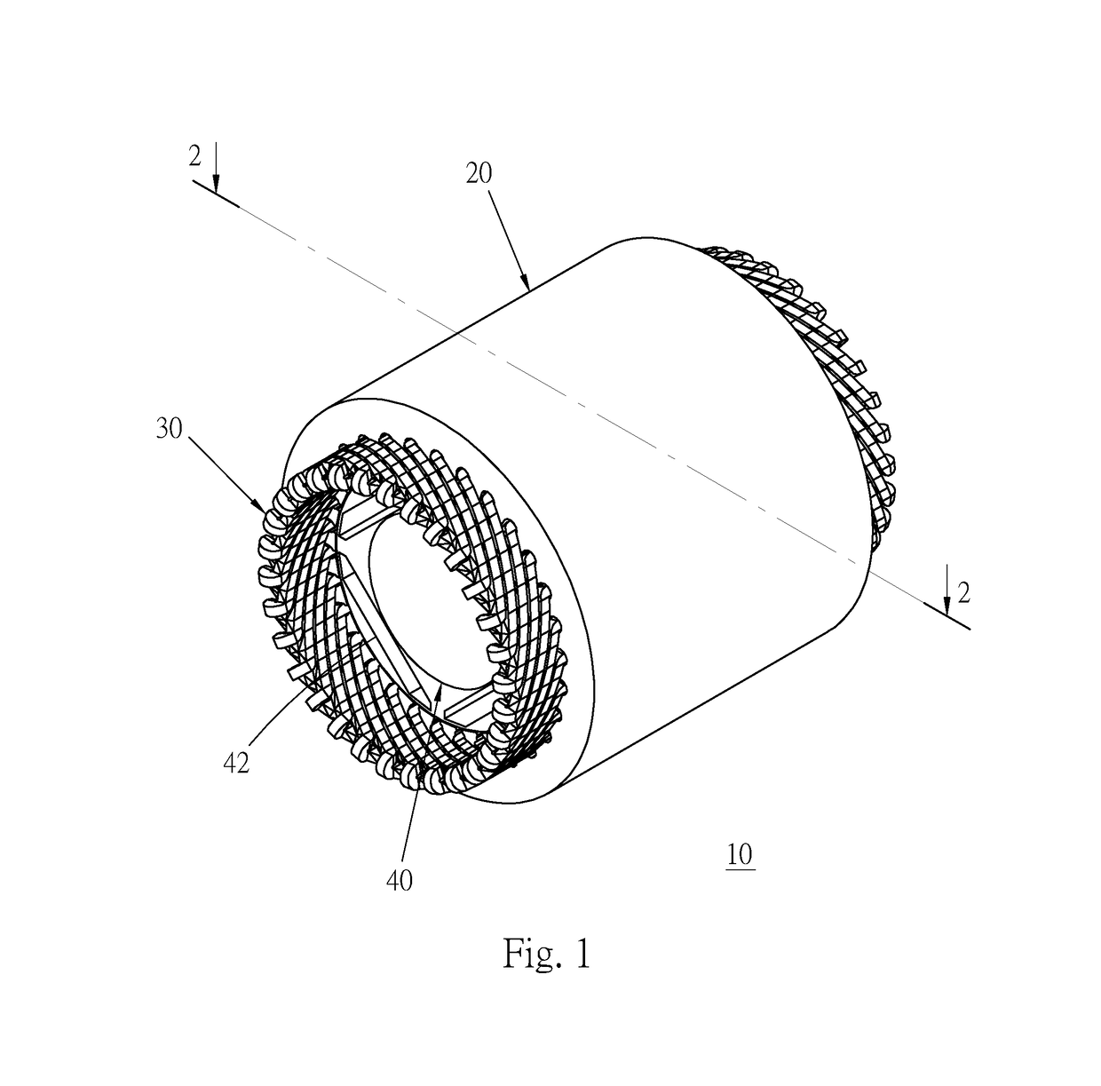 Interior permanent magnet electric machine