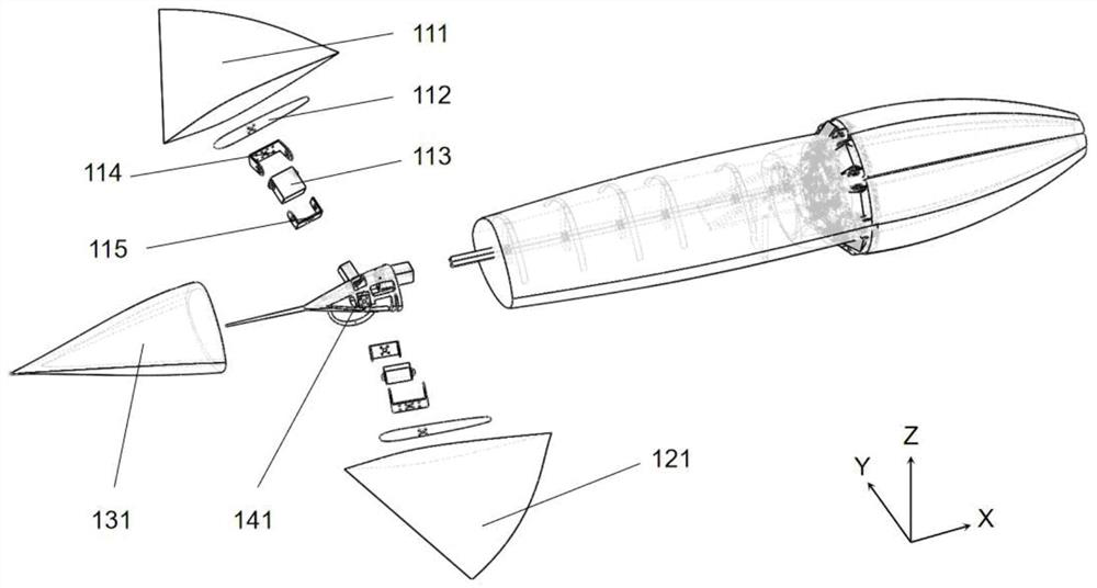 Soft bionic squid for trapping fish schools