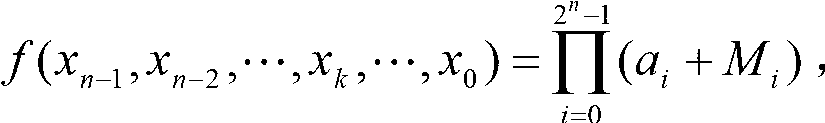 Power consumption optimizing method for mixed polarity XNOR/OR circuit