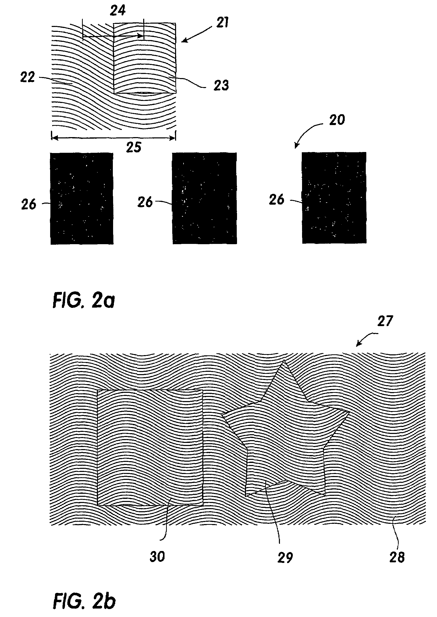 Optical safety element and system for visualising hidden information