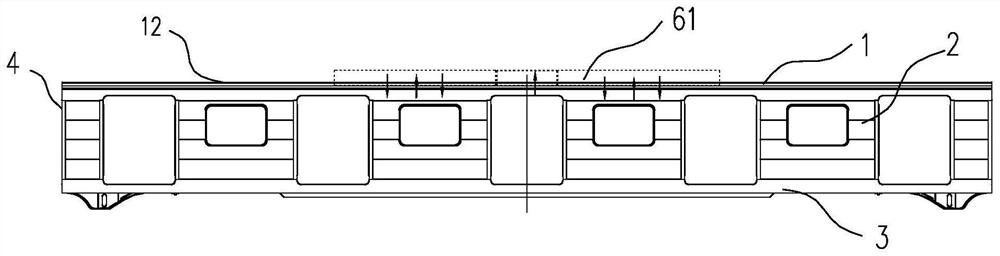 Vehicle body structure and railway vehicle